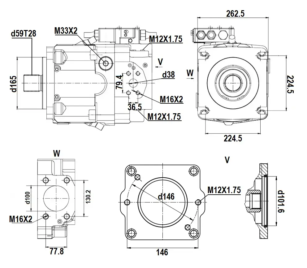 S A11VLO260LRDU2/11R-NZD12K02 гидронасос R902196119